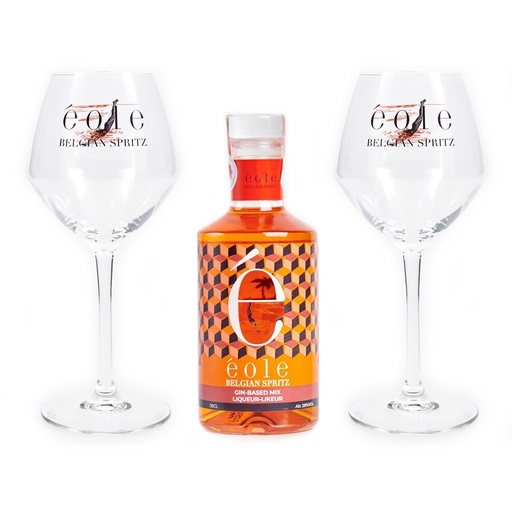 [COF-EBS50+2V] Gift Set Eole Belgian Spritz 50cl & 2 Cocktail glasses