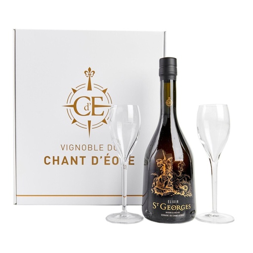 [COF-BE+2v10] Geschenkset Elixir Saint Georges & 2 glazen 10 cl