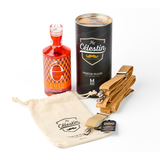 Coffret Célestin Bretelles & Eole Belgian Spriz 50 cl