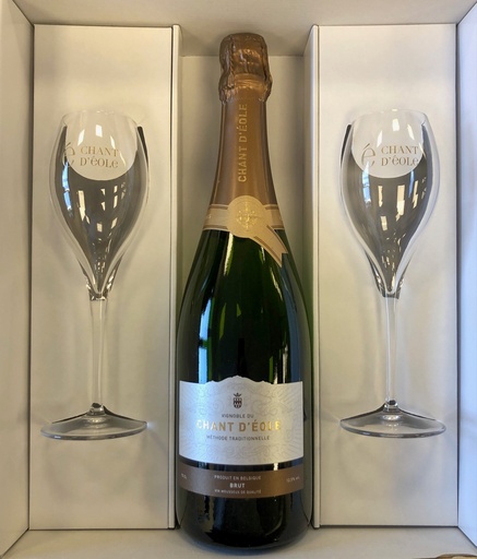 [BBB+2v16] Coffret - TETE A TETE Blanc de Blancs & 2 verres 16cl