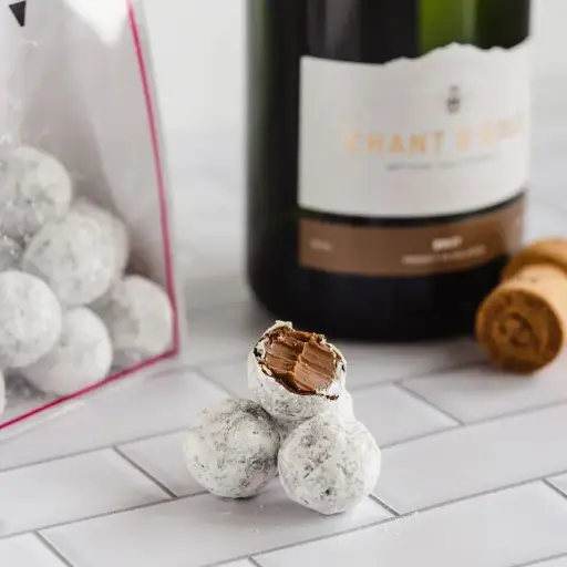 Truffes bulles blanches par Wittamer